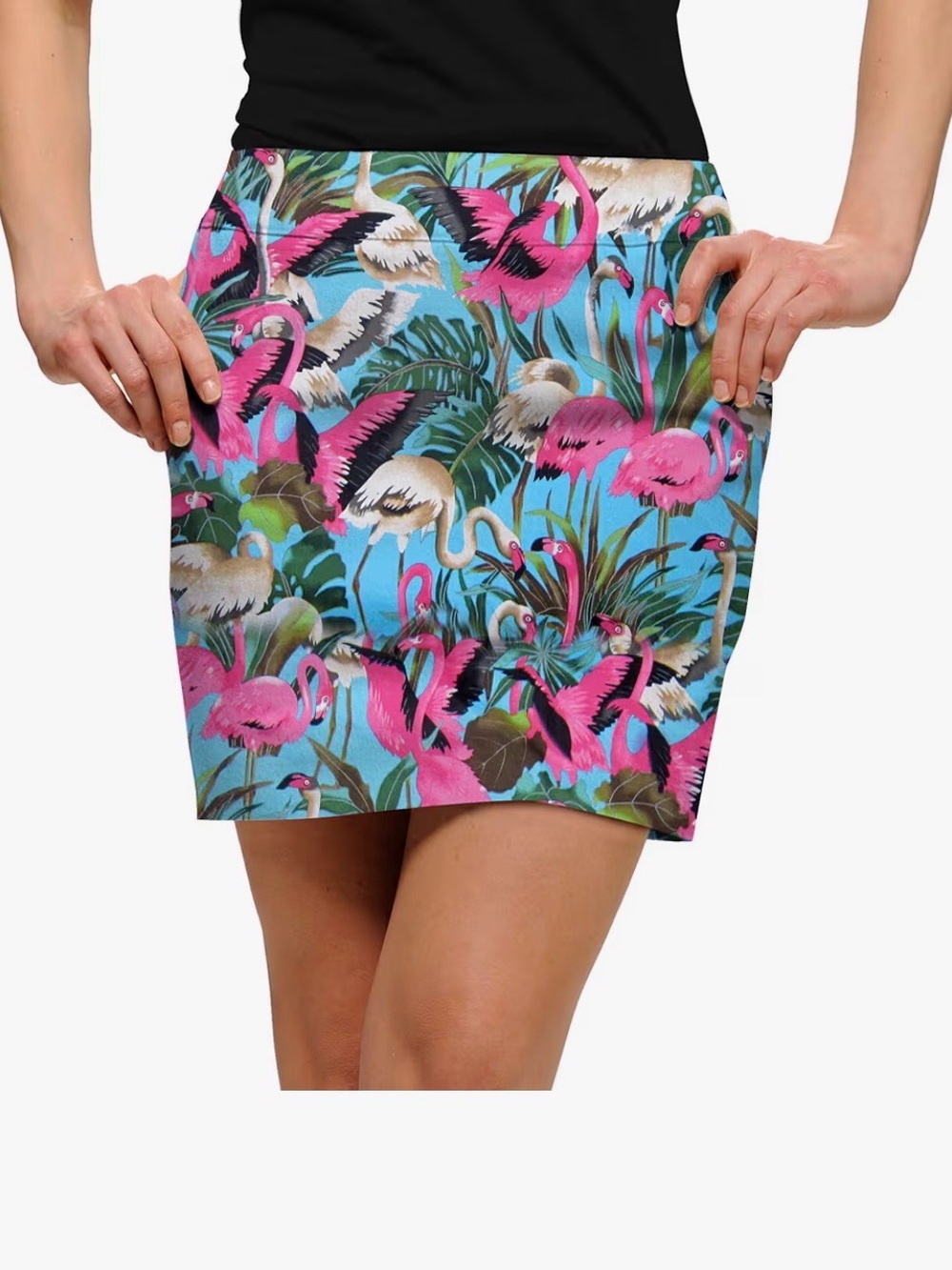 Loudmouth Golf Flamingo Skort Size 8